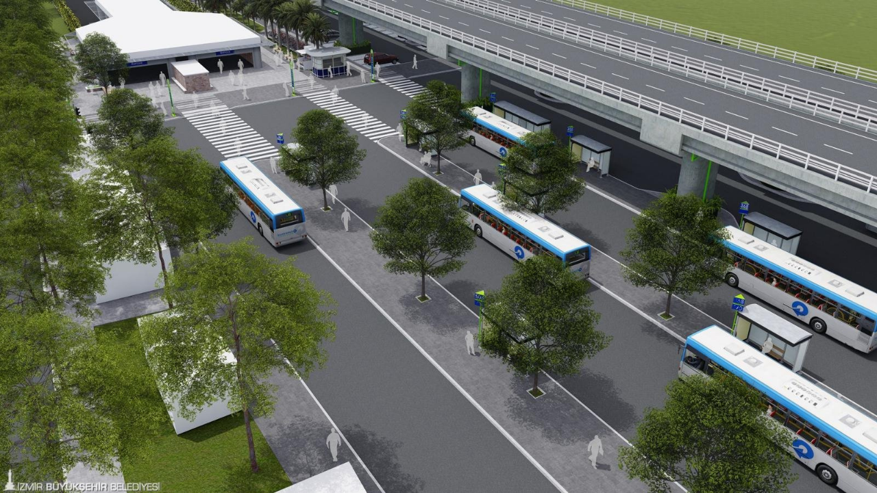 Bornova Aktarma İstasyonu Yeni Yüzüne Kavuşuyor1