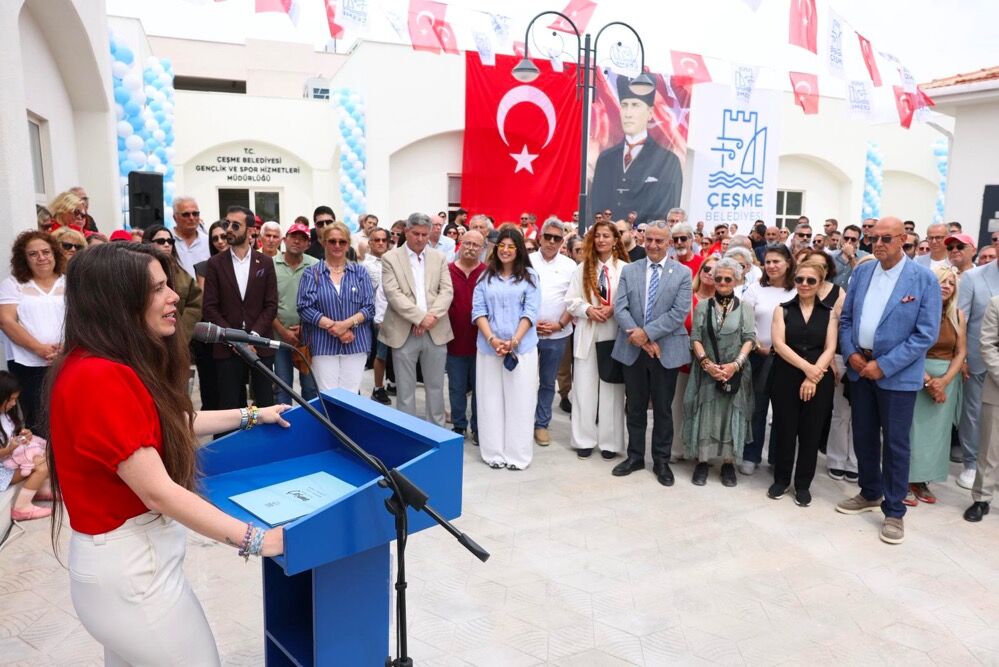 Çeşme’de 19 Mayıs Coşkusu Ilıca Atatürk Kültür Ve Spor Merkezi’nin Açılışıyla Taçlandıphoto 2026 05 19 16 04 20