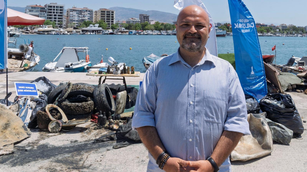İzmir Büyükşehir Belediyesi Deniz Koruma Şube Müdürlüğü Bölge Sorumlusu Saygın Yörük
