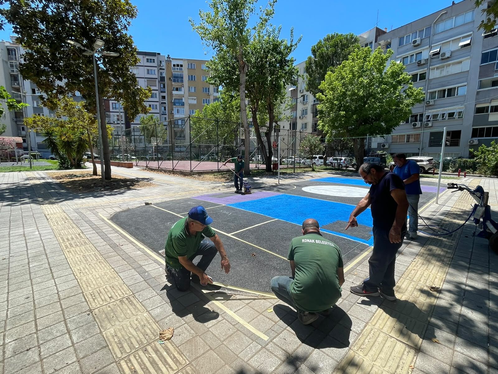 Çocuklar Istedi, Başkan Mutlu Yaptı O Park Voleybol Sahasına Kavuştu (4)