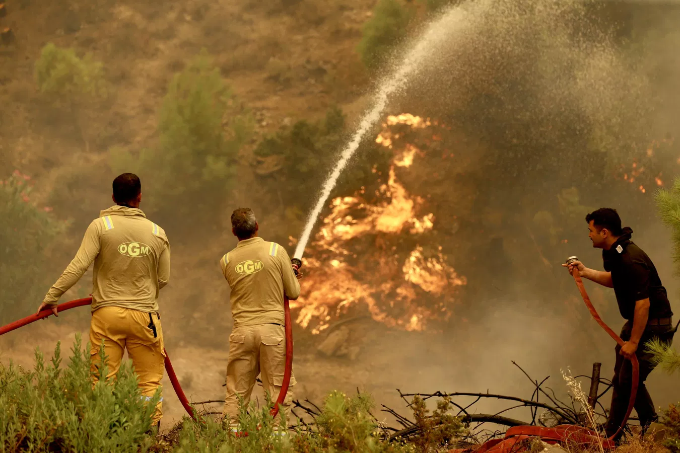 Muğla'da orman yangını büyüyor! Devlet hastanesi ve evler tahliye edildi