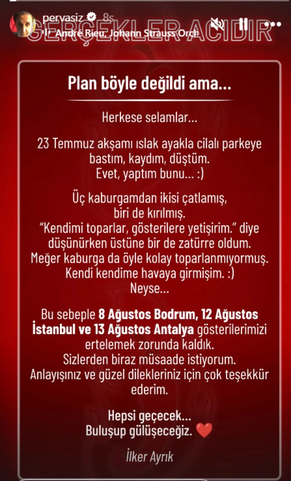 İlker Ayrık Story Duyurusu
