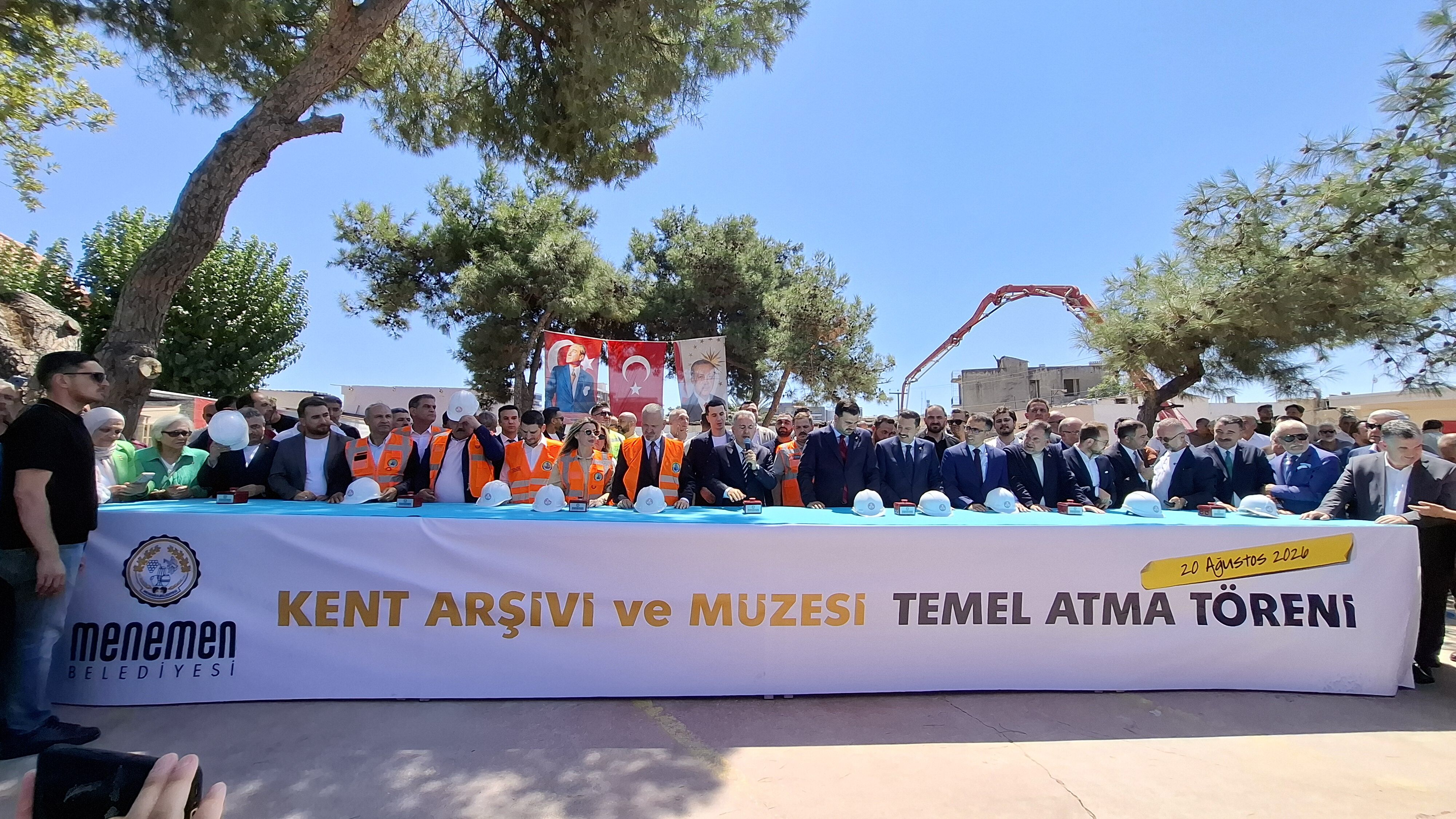 Menemen’de tarihi miras için dev adım: Menemen Kent Arşivi ve Müzesi’nin temeli törenle atıldı