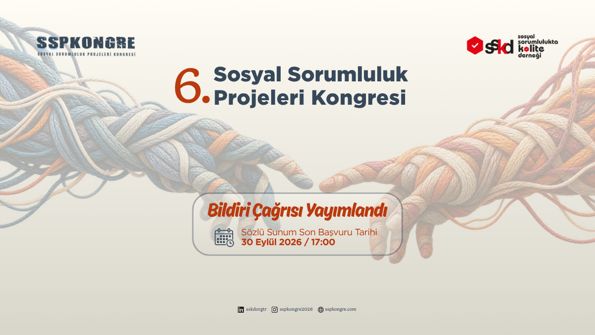 İzmir’de sosyal sorumluluk buluşması: 6. Sosyal Sorumluluk Projeleri Kongresi düzenlenecek