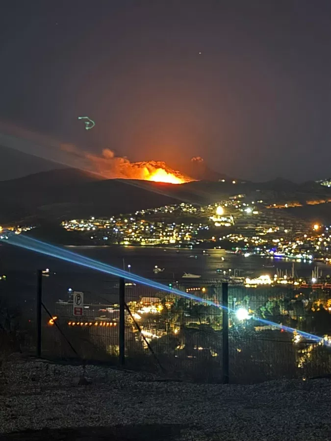 Bodrum’da makilik alanda yangın: Ekiplerin müdahalesi sürüyor