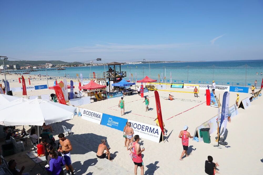 Çeşme'de Uluslararası Grand Slam Plaj Voleybolu2