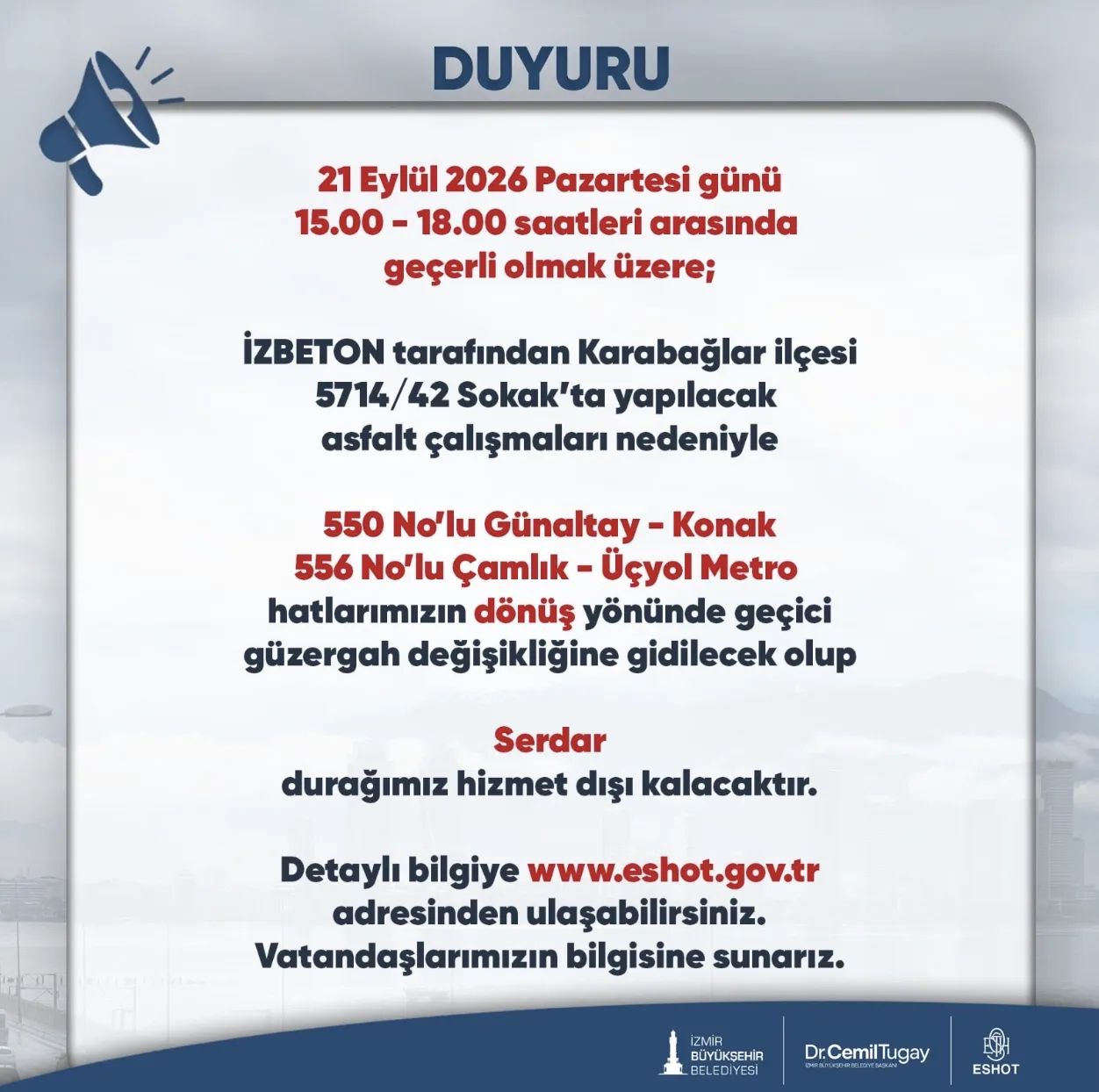 Eshot Duyuru11