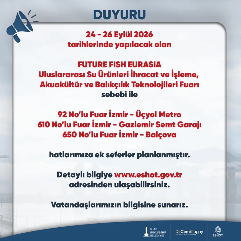 Fuar Eshot Duyuru