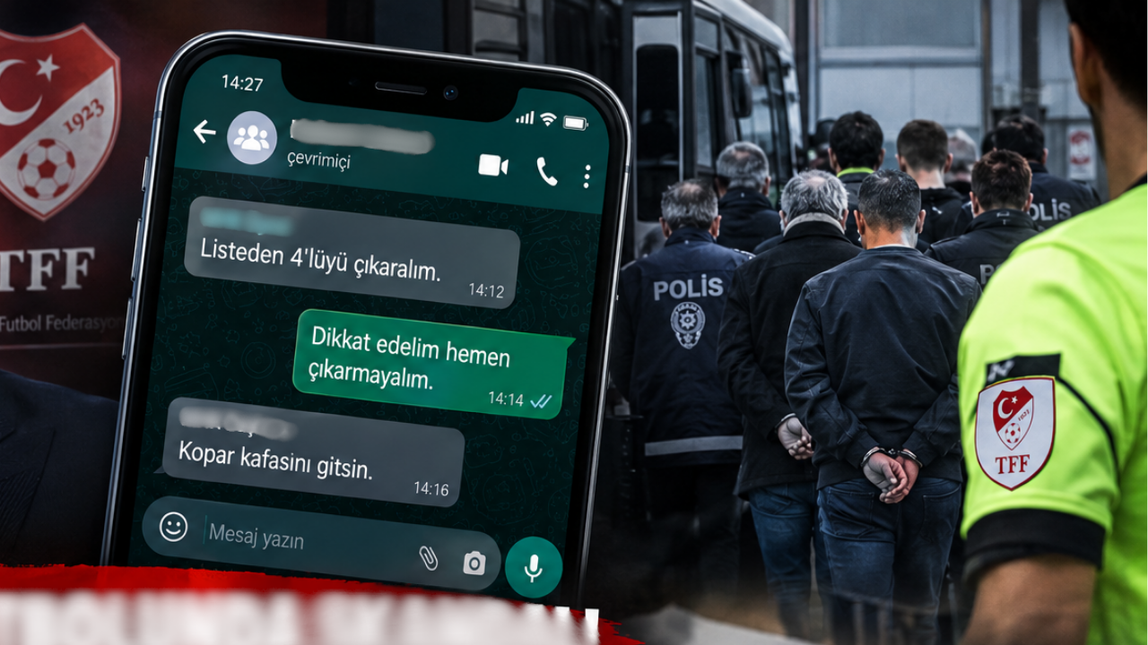 Hakem soruşturmasında dikkat çeken WhatsApp mesajları ortaya çıktı